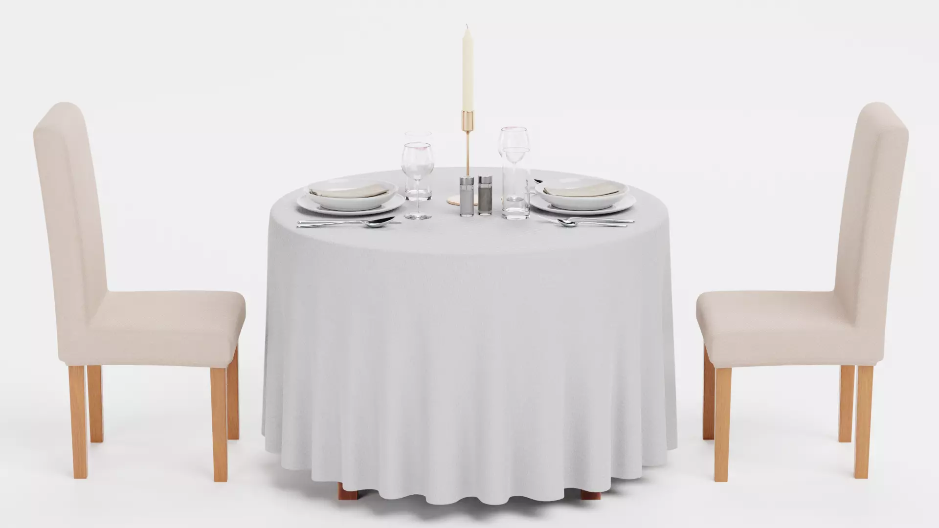 -Restaurant Table FULL V3- 3D model_0