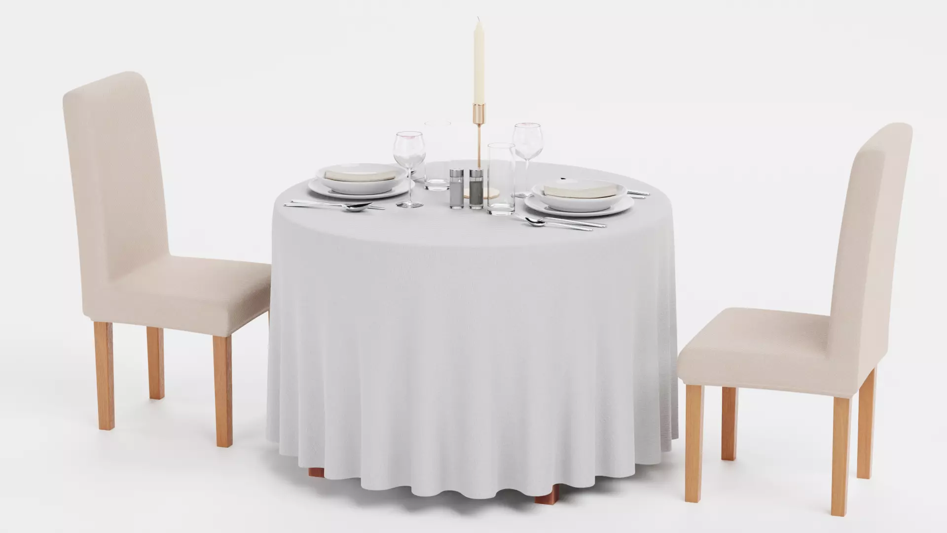 -Restaurant Table FULL V3- 3D model_5