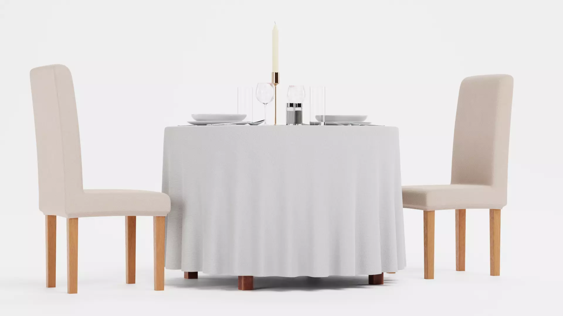 -Restaurant Table FULL V3- 3D model_1