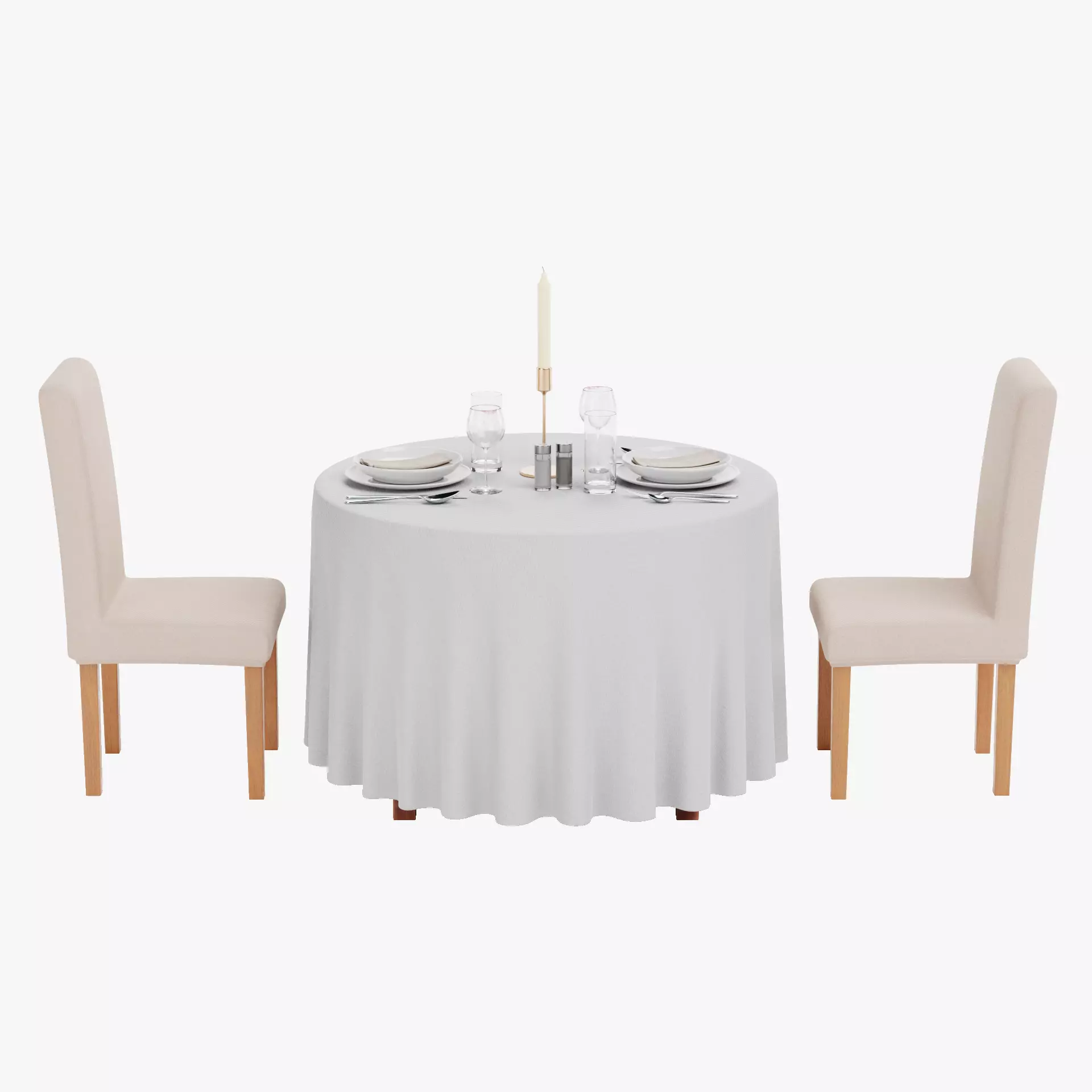 -Restaurant Table FULL V3- 3D model_13