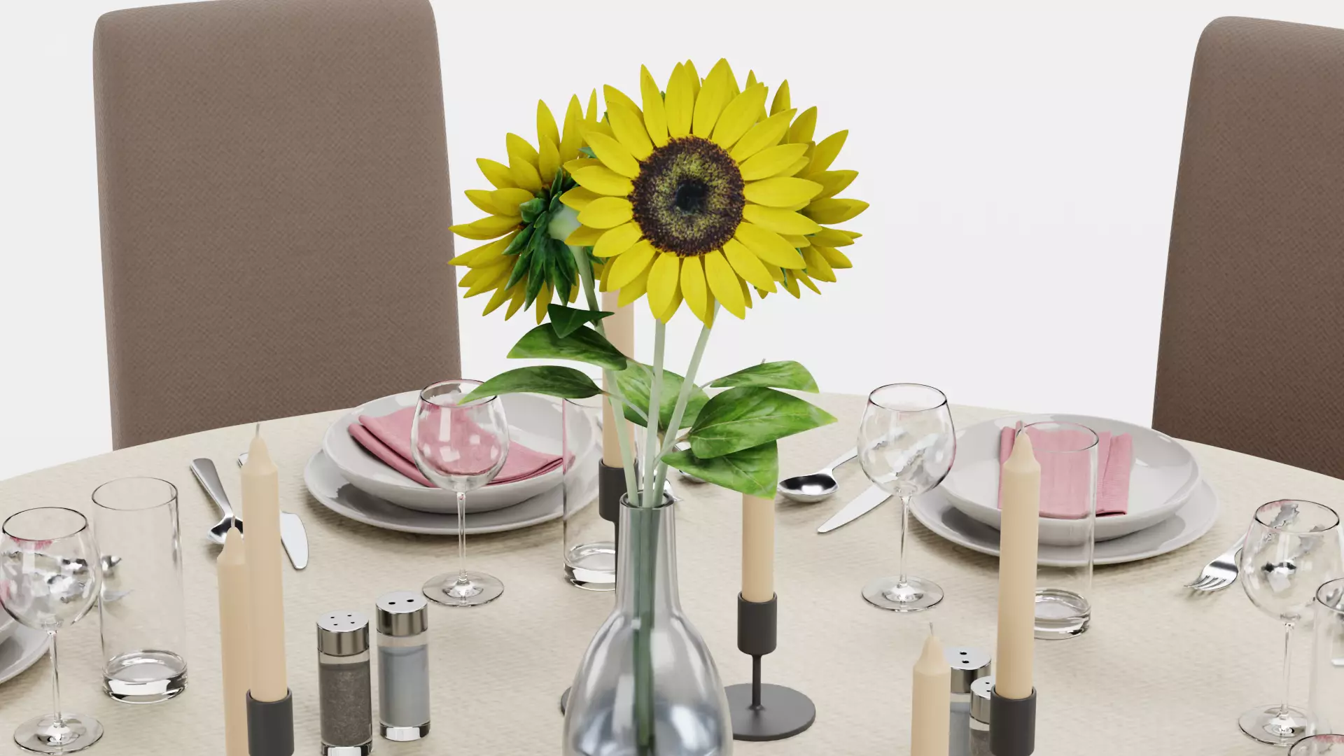 -Restaurant Table FULL V4- 3D model_6