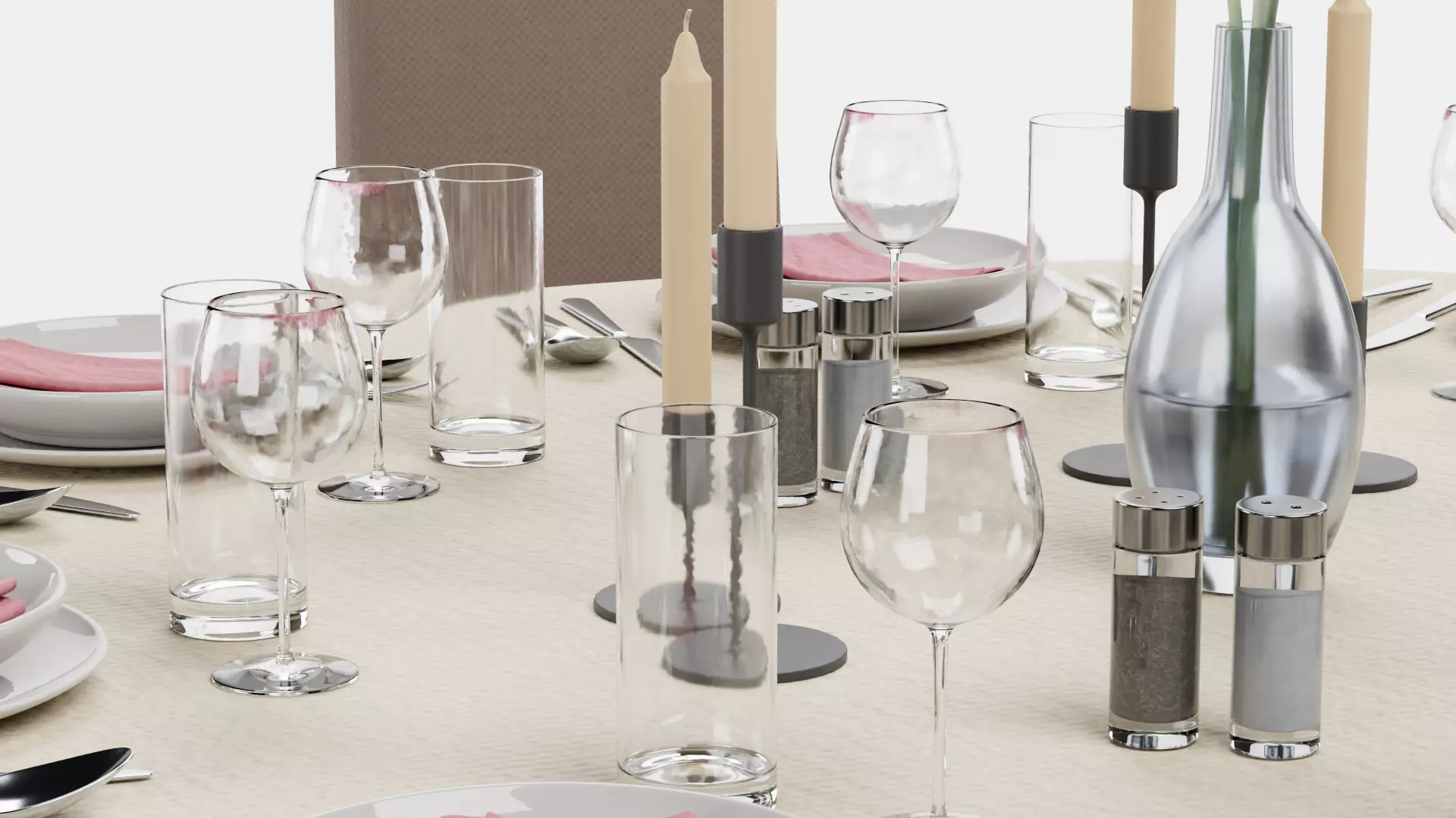 -Restaurant Table FULL V4- 3D model_7