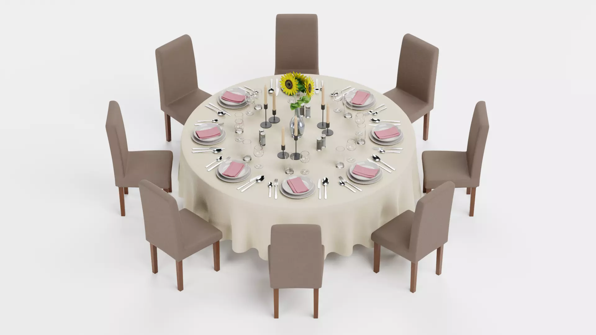 -Restaurant Table FULL V4- 3D model_2