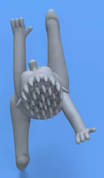 BART SIMPSON BALLET JUMP-PARTS AND COMPLETE 3D print model_9