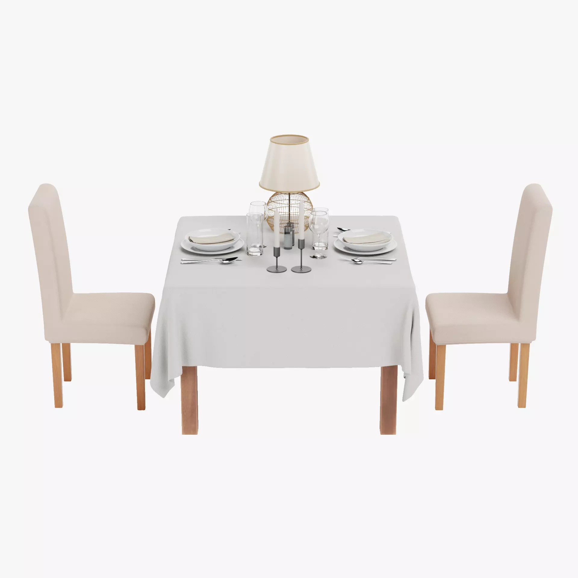 -Restaurant Table FULL V5- 3D model_13