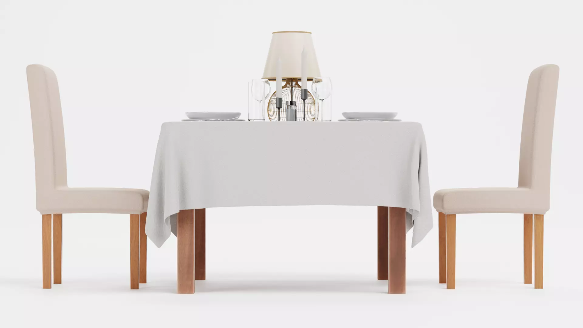 -Restaurant Table FULL V5- 3D model_1