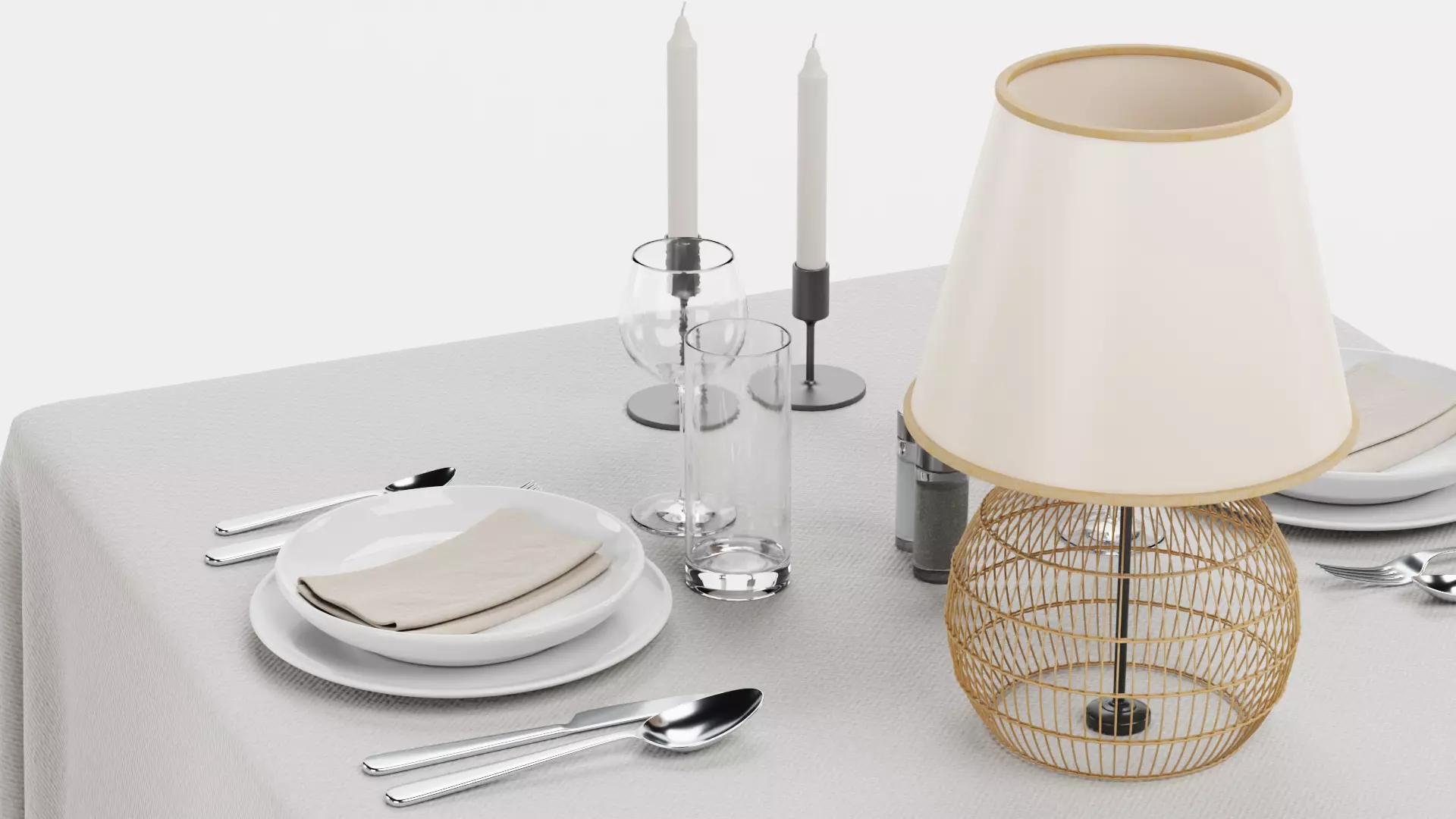 -Restaurant Table FULL V5- 3D model_6