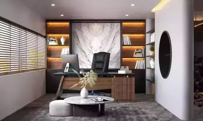 Office Room Interior Mode
