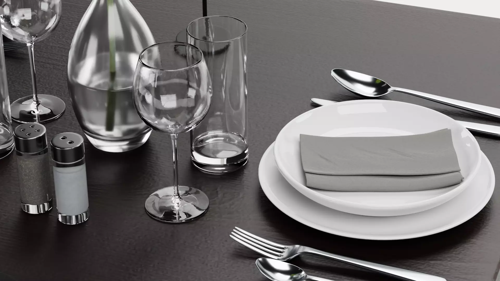 -Restaurant Table V6- 3D model_7