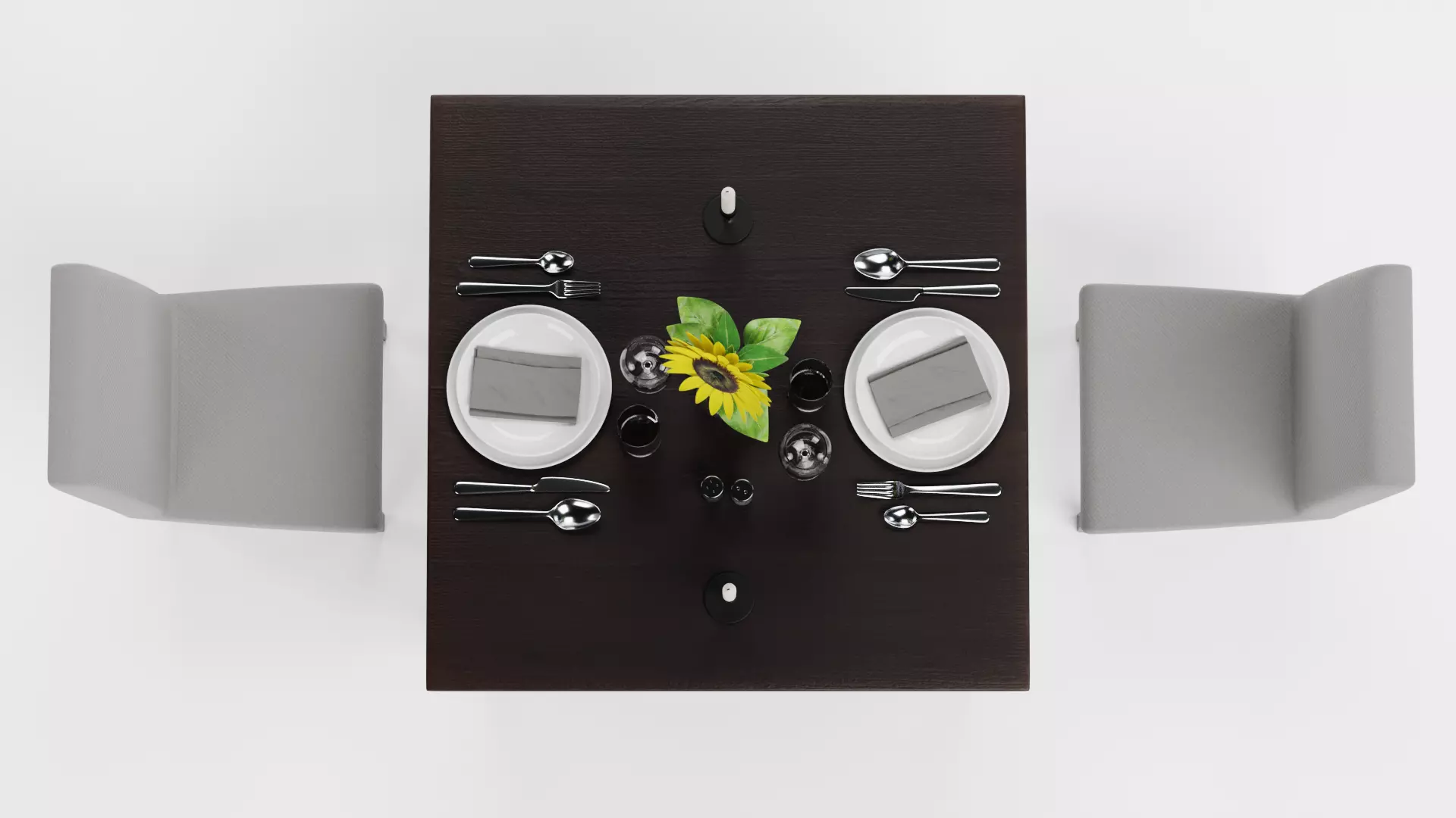 -Restaurant Table V6- 3D model_2