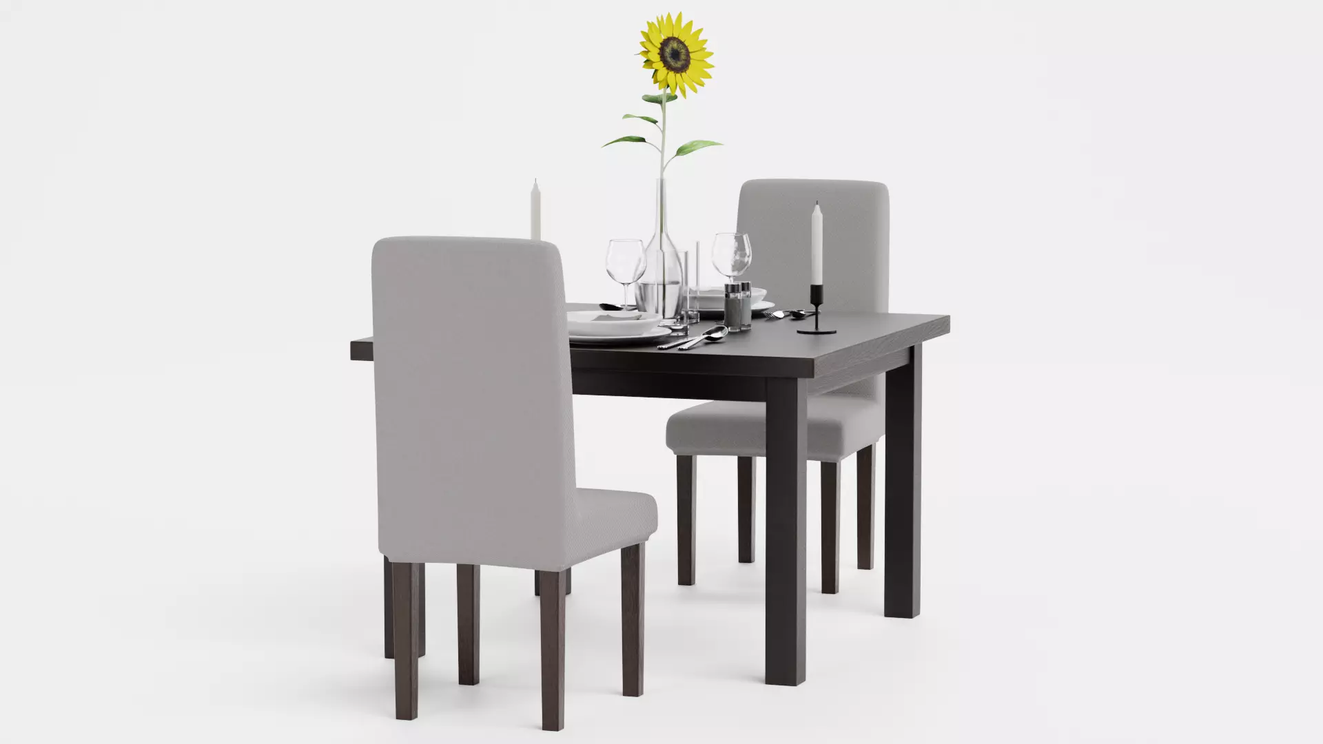 -Restaurant Table V6- 3D model_5