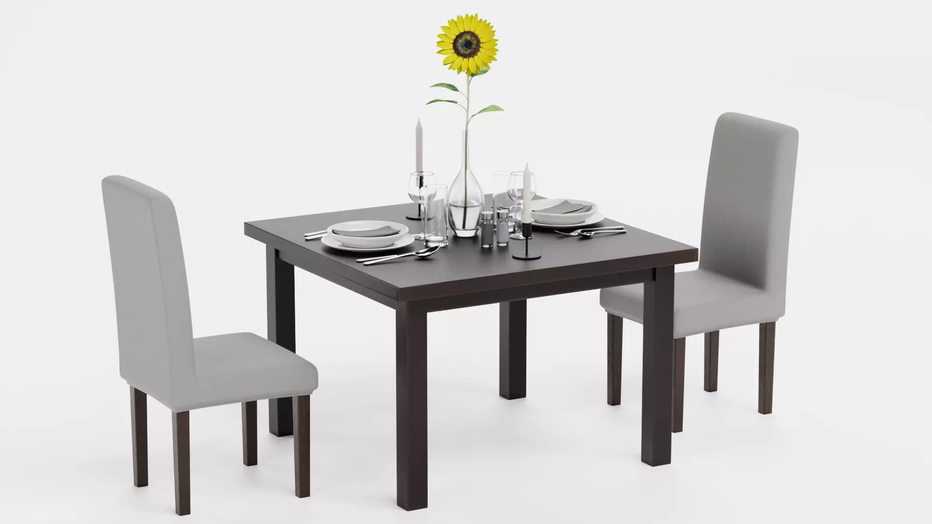-Restaurant Table V6- 3D model_4