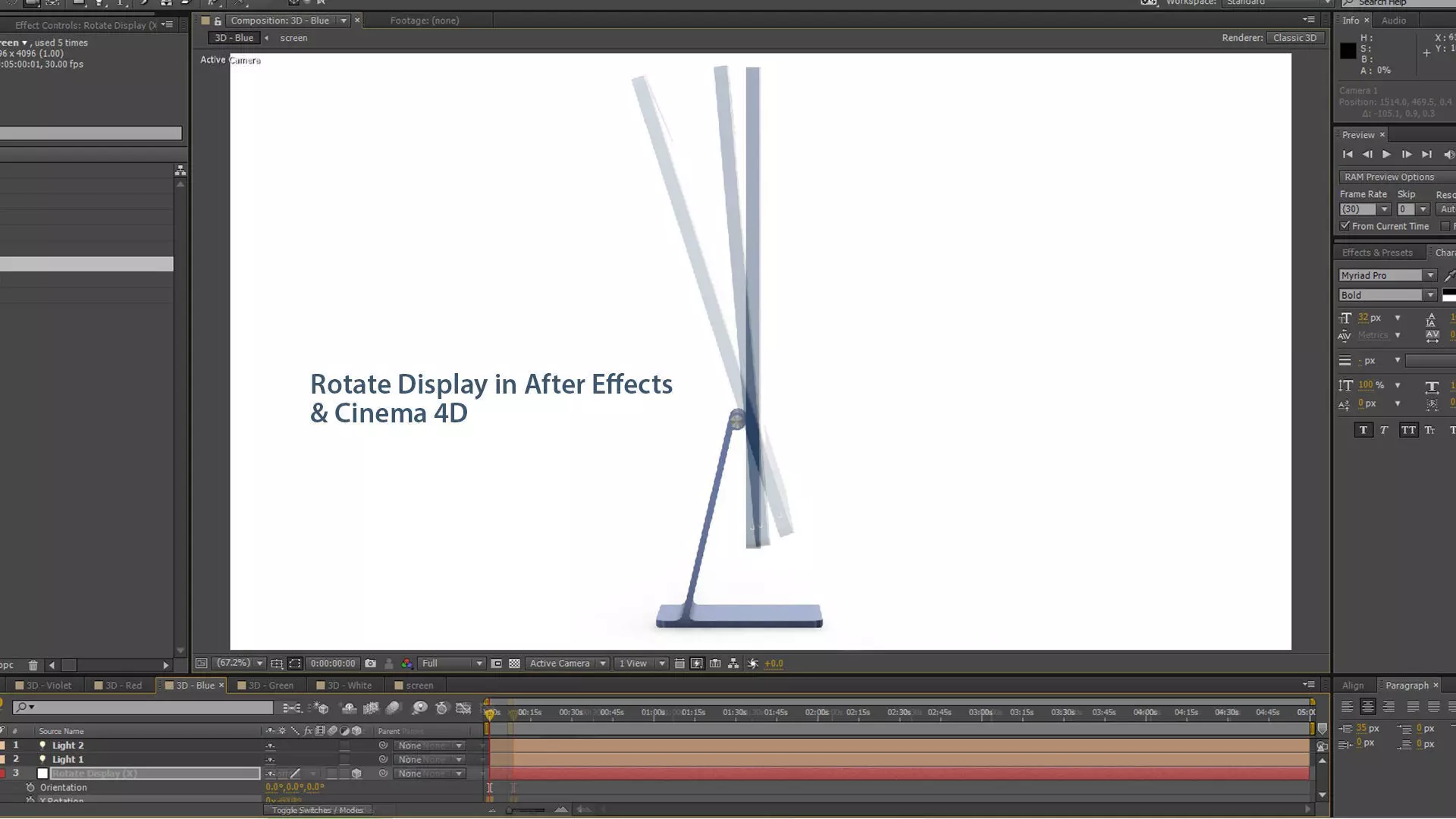 iMac M4 2024 3D Model for Element 3D And Cinema 4D 3D model_12