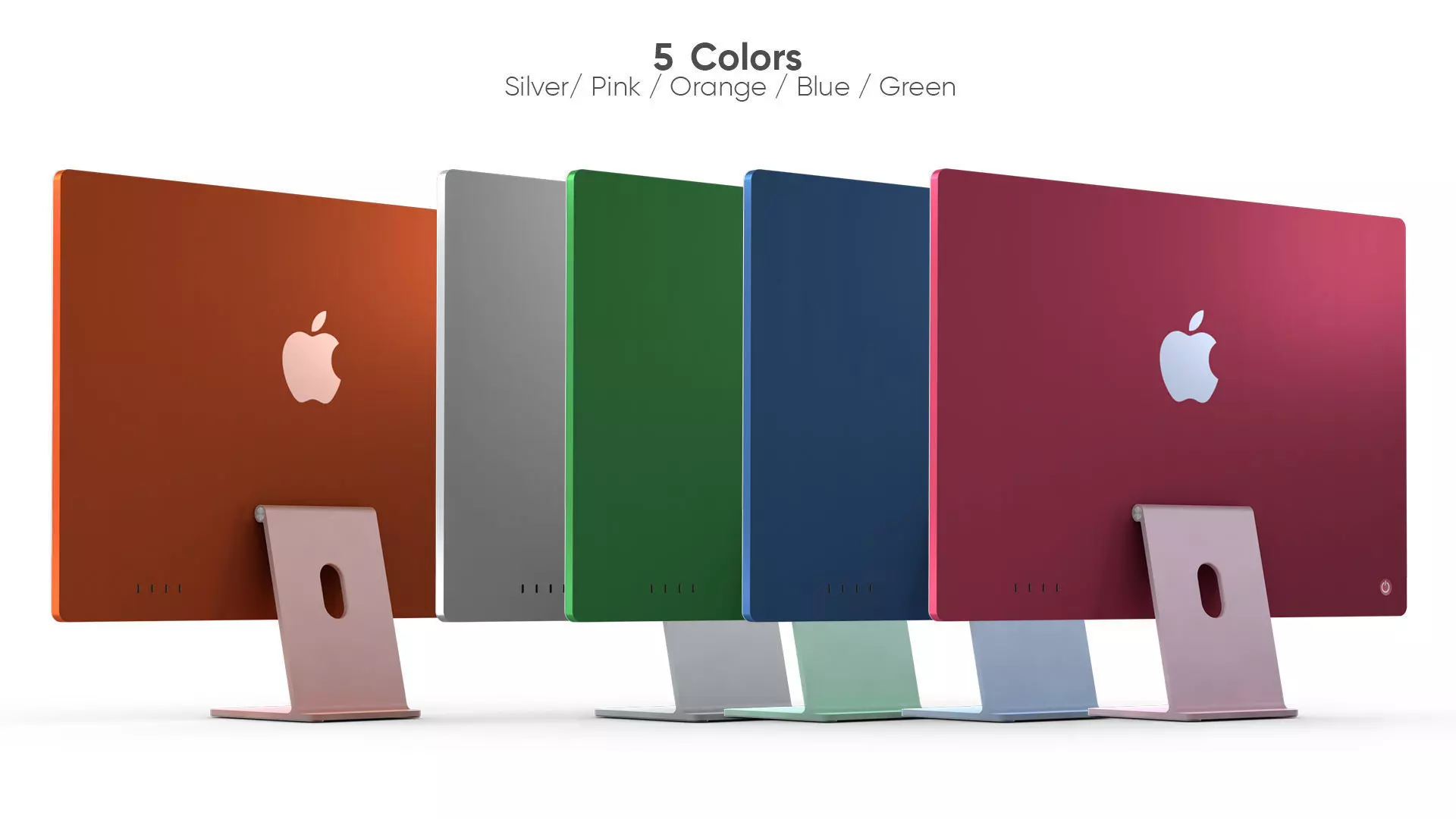 iMac M4 2024 3D Model for Element 3D And Cinema 4D 3D model_2