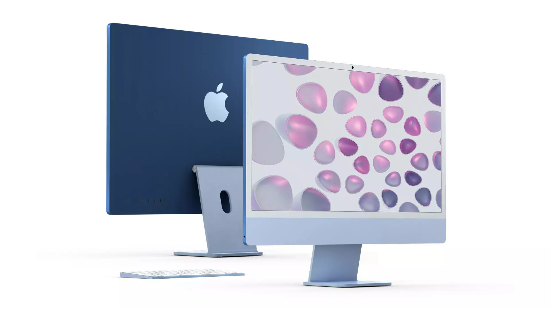 iMac M4 2024 3D Model for Element 3D And Cinema 4D 3D model_4