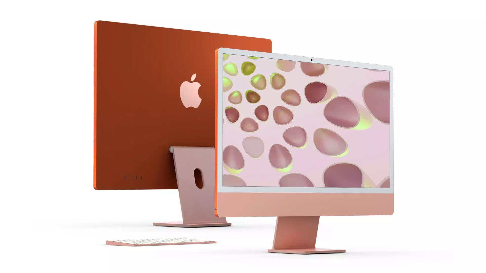 iMac M4 2024 3D Model for Element 3D And Cinema 4D 3D model_7