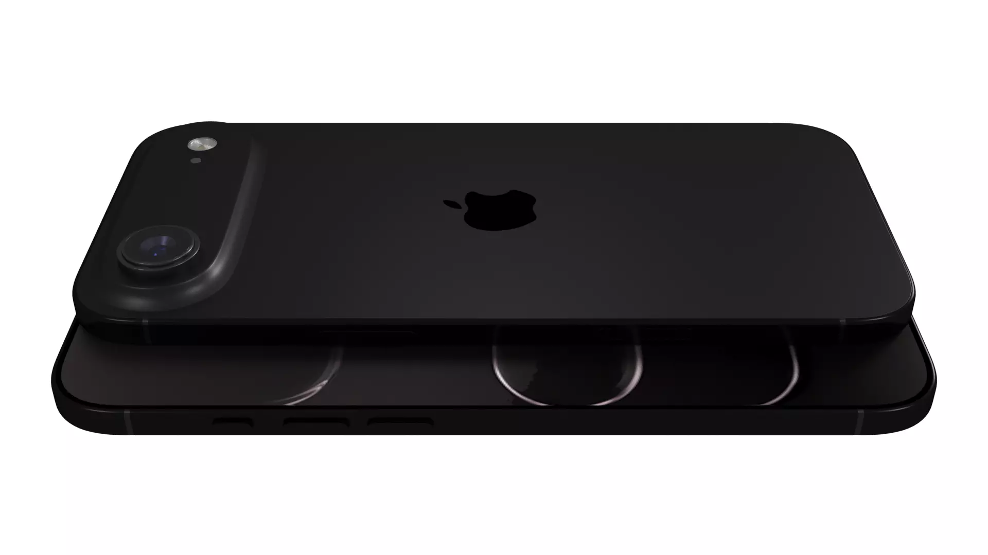 Apple iPhone 17 Air Space Black 3D model_2