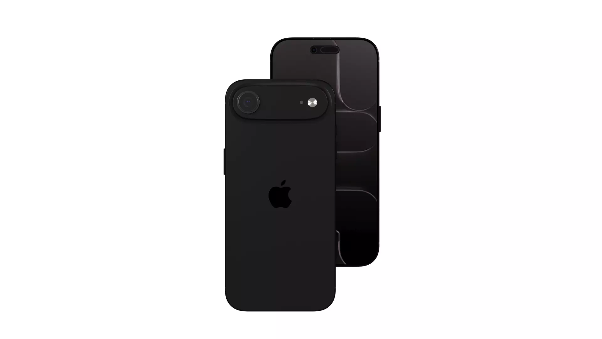 Apple iPhone 17 Air Space Black 3D model_4