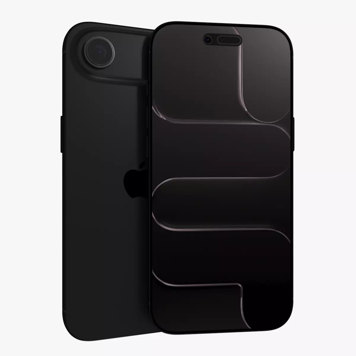 Apple iPhone 17 Air Space Black 3D model_0