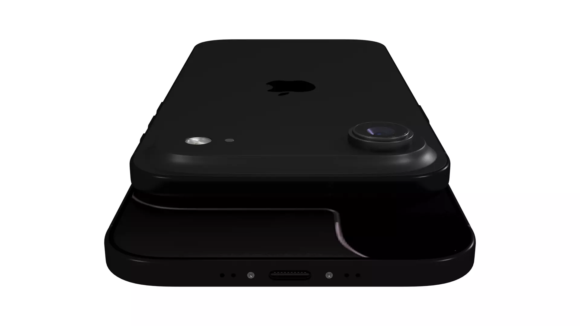 Apple iPhone 17 Air Space Black 3D model_3
