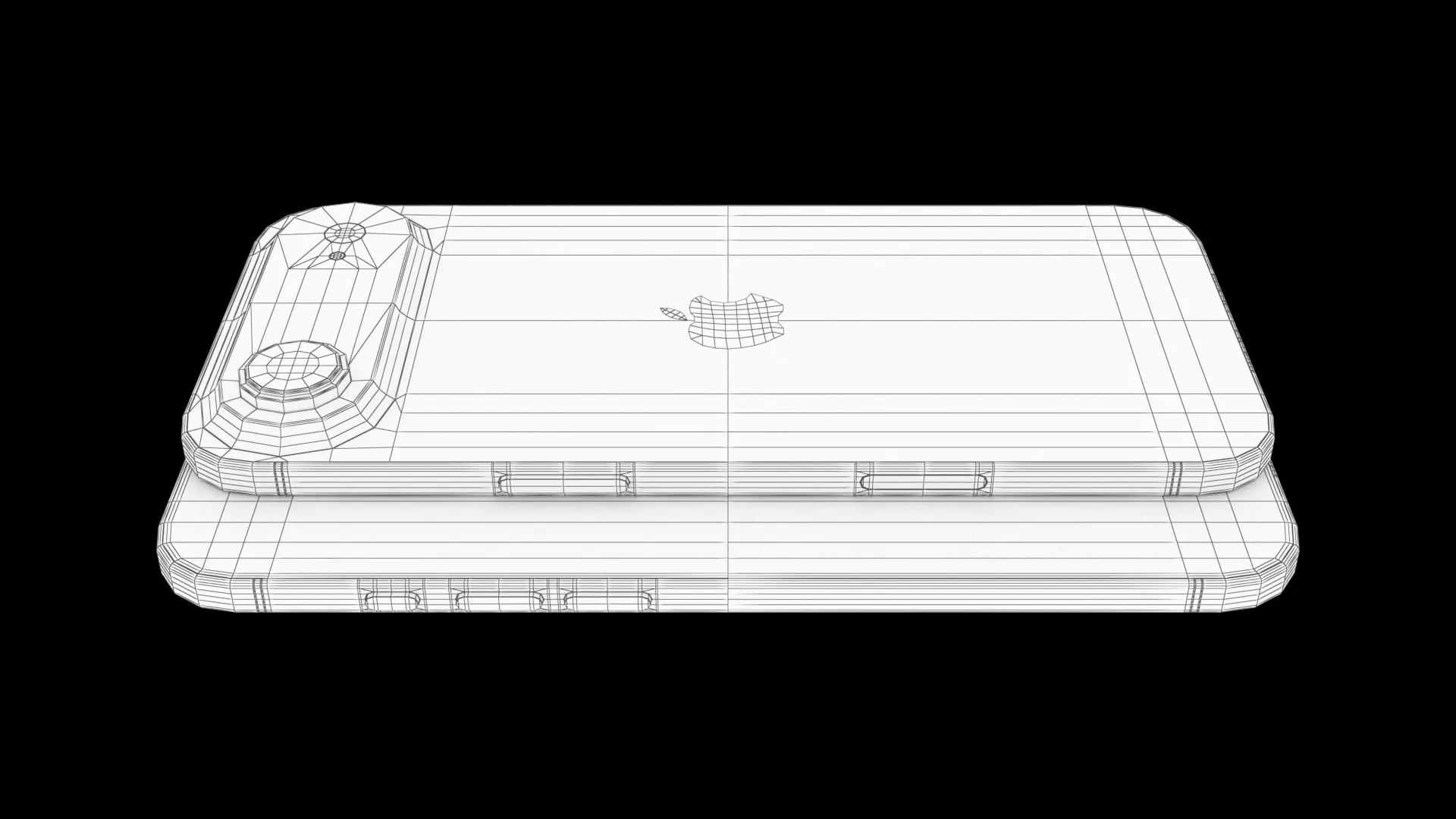 Apple iPhone 17 Air Space Black 3D model_7