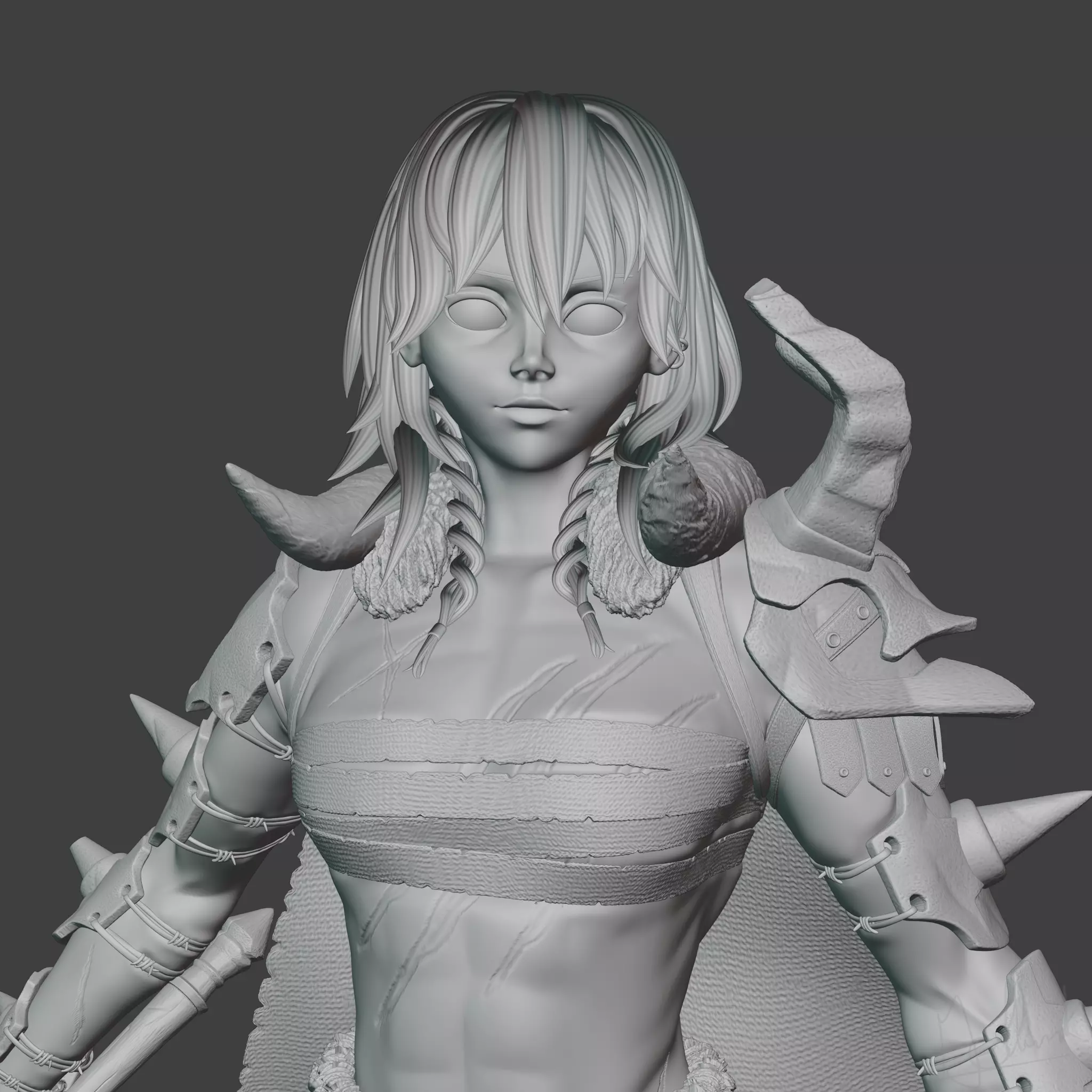 Byleth Nemesis Statue 3D print model_8