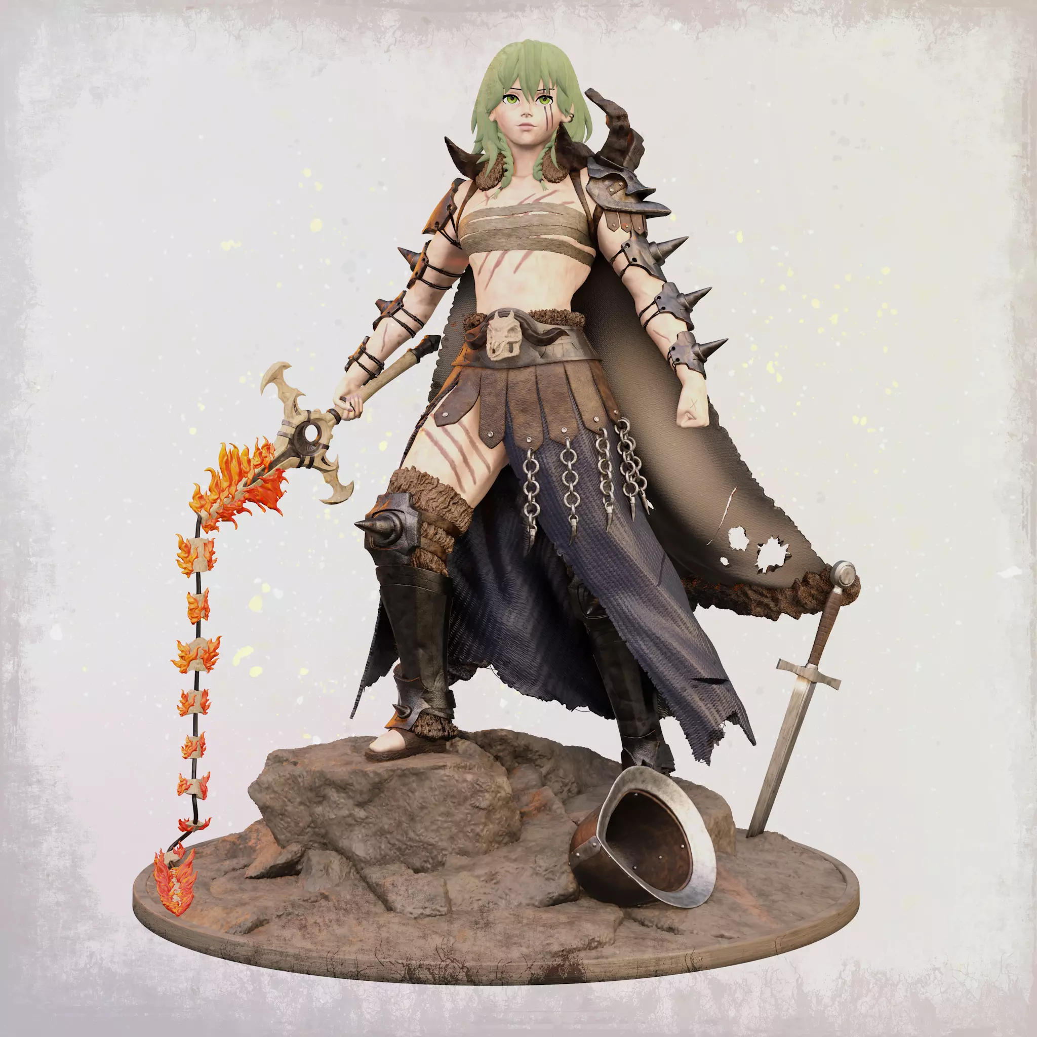 Byleth Nemesis Statue 3D print model_0