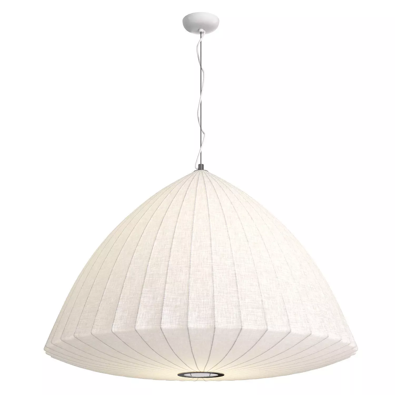 Bubble Bell Pendant Light White Low-poly 3D model