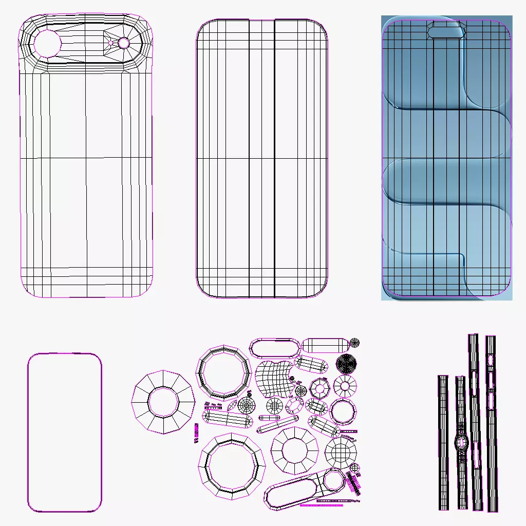 Apple iPhone 17 Air Sky Blue 3D model_11