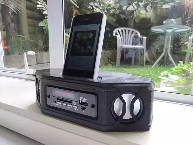 Portable Bluetooth Stereo Speaker Free 3D print model
