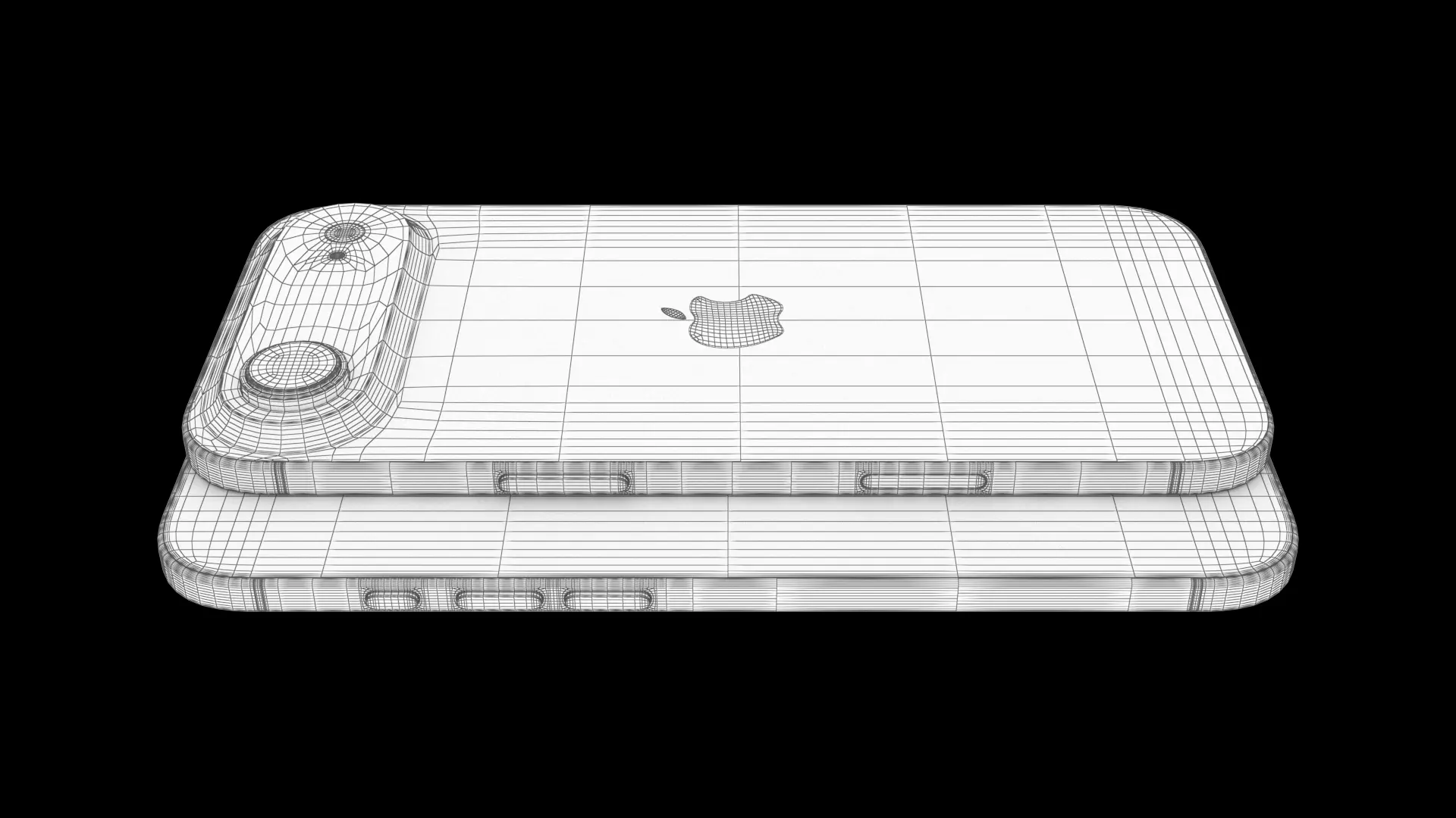 Apple iPhone 17 Air Light Gold 3D model_8