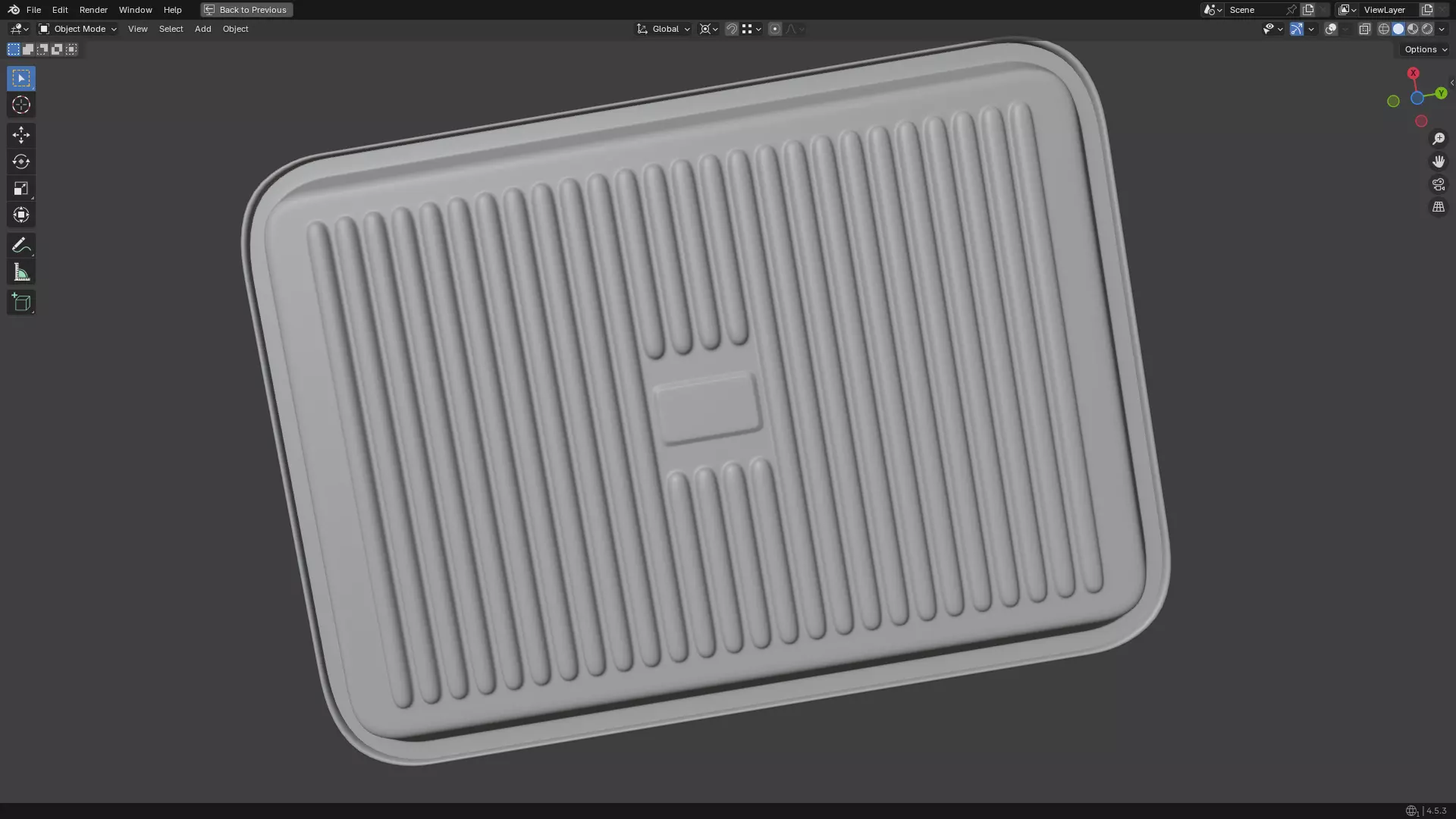 Baking Tray 3D print model_12
