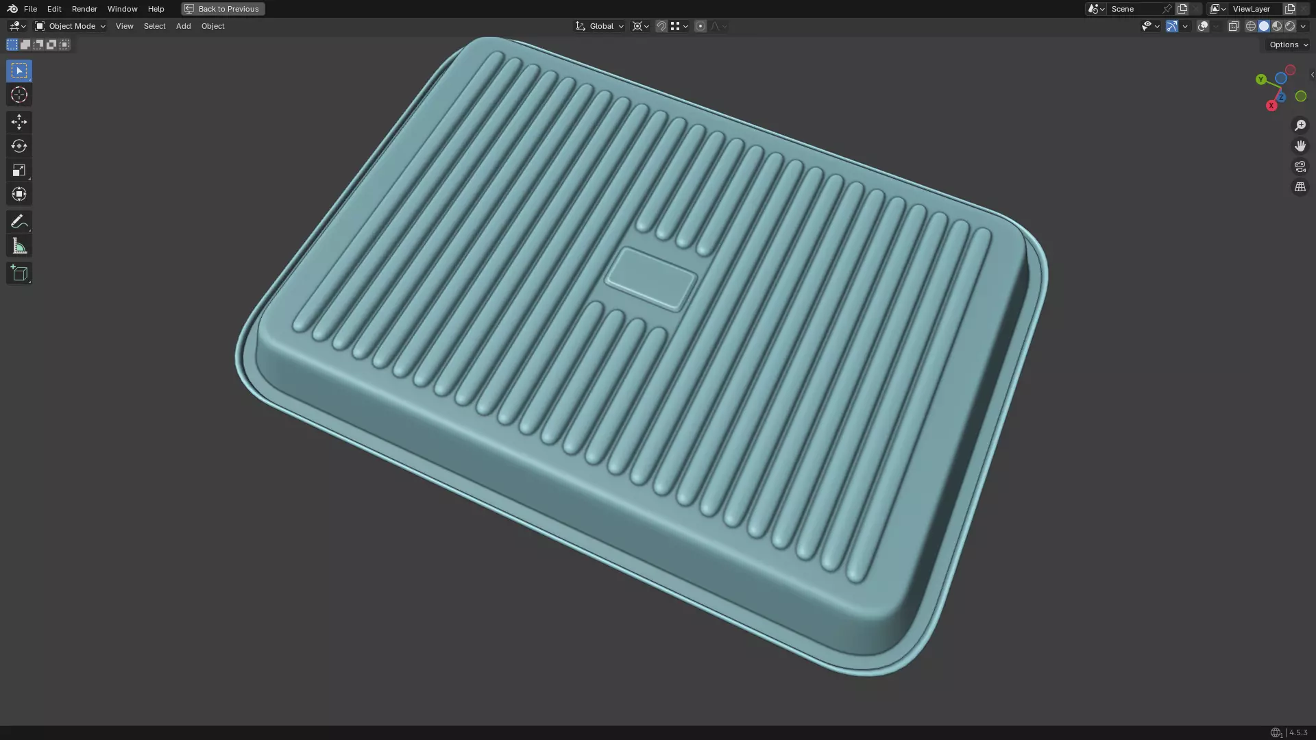 Baking Tray 3D print model_41