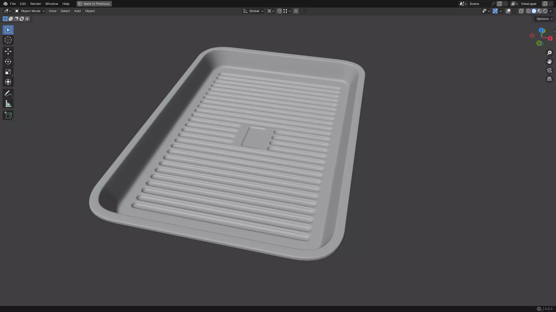 Baking Tray 3D print model_6