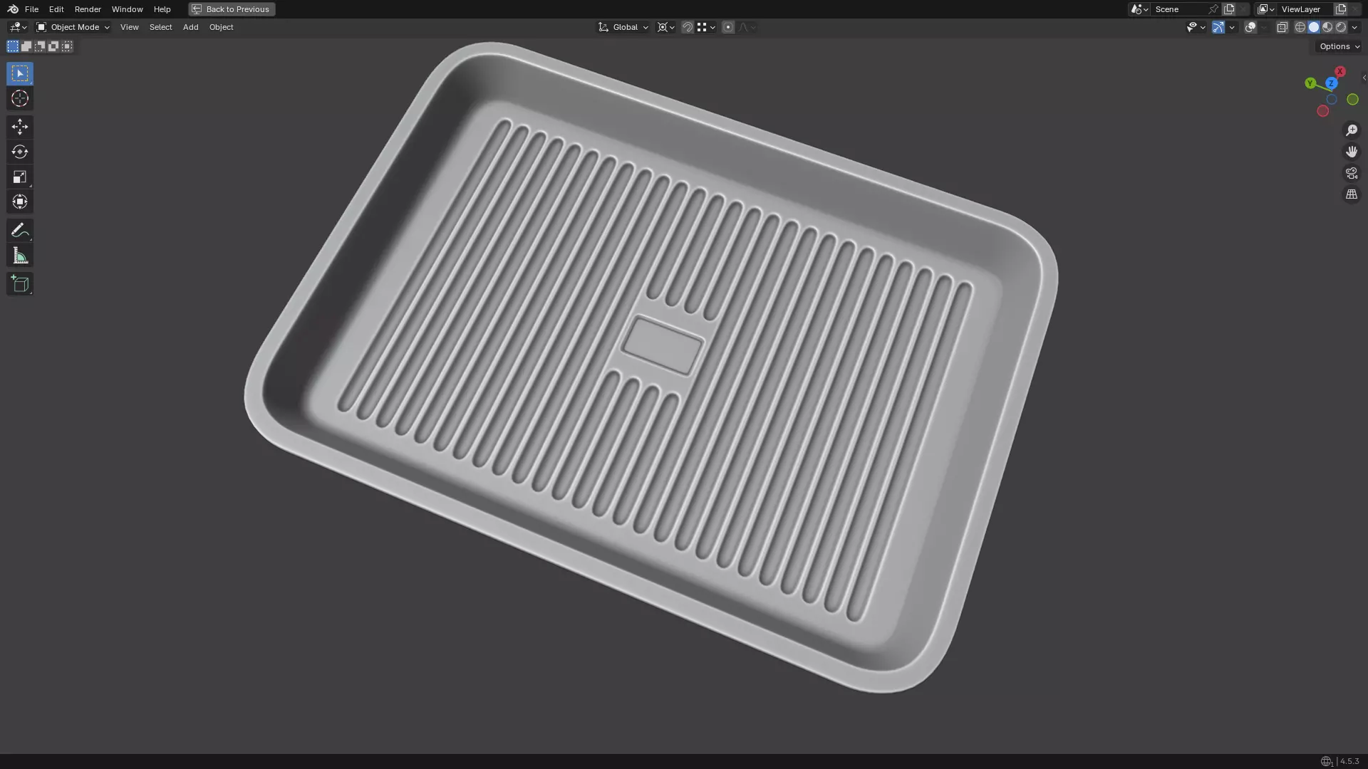 Baking Tray 3D print model_19