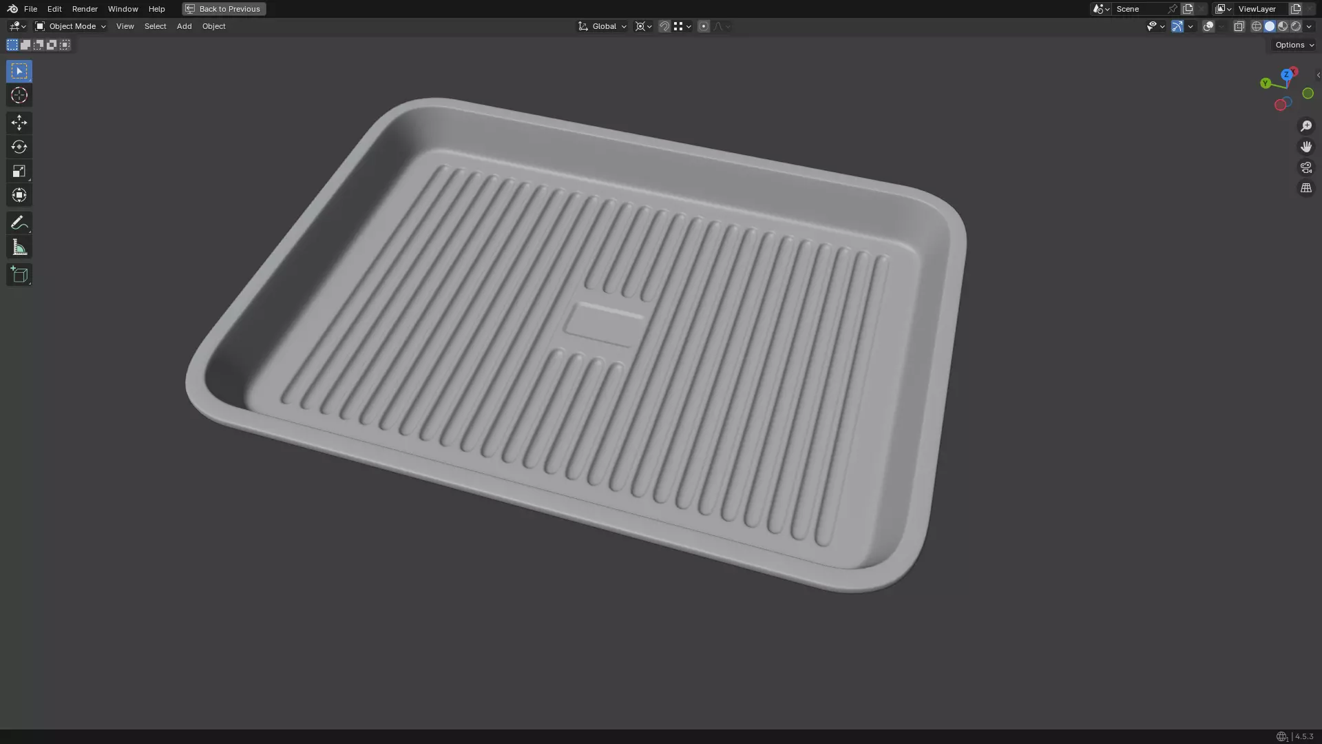 Baking Tray 3D print model_5