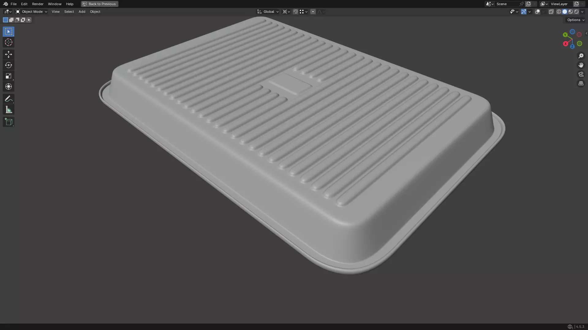 Baking Tray 3D print model_10