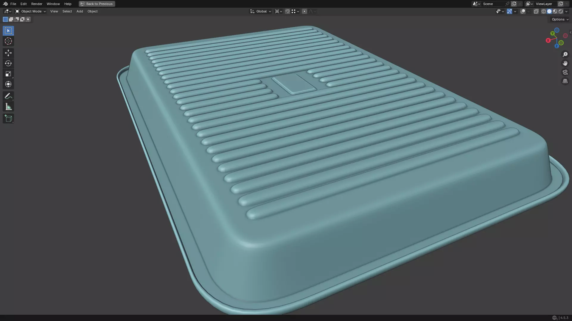 Baking Tray 3D print model_44