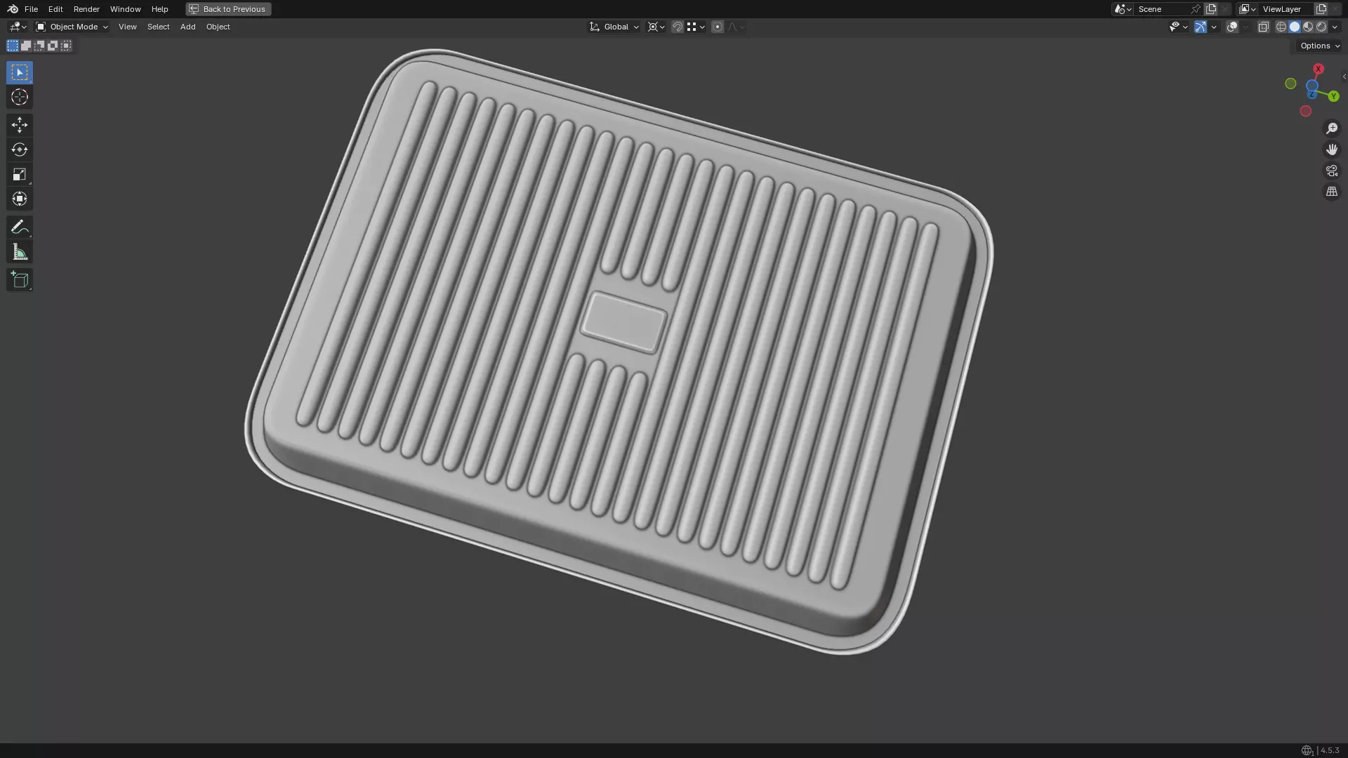 Baking Tray 3D print model_21