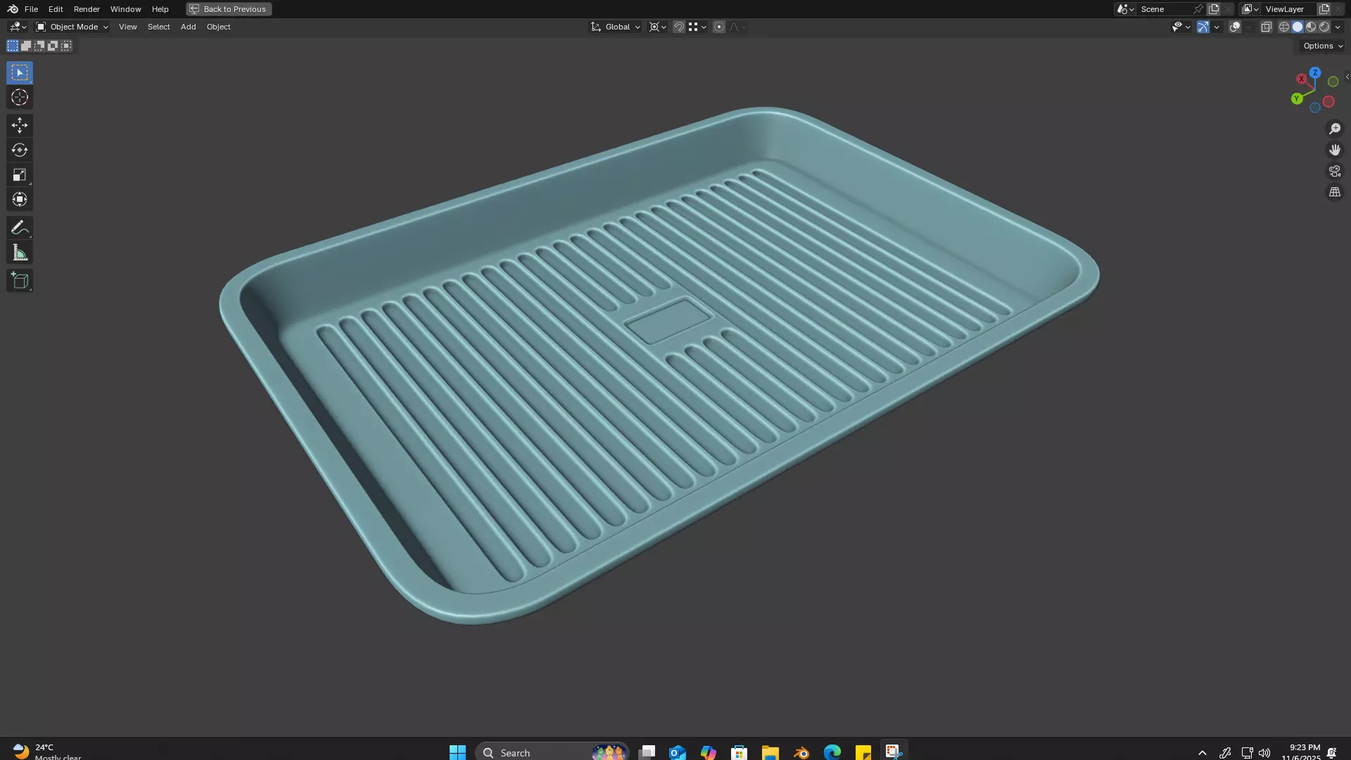 Baking Tray 3D print model_39