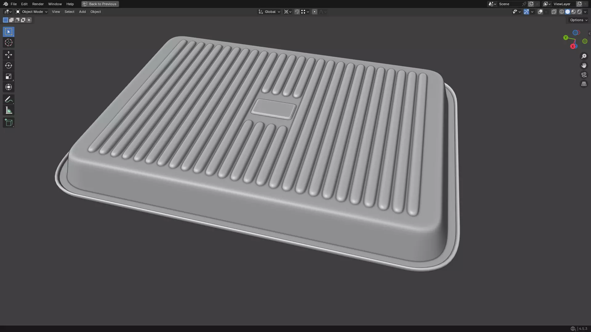 Baking Tray 3D print model_24