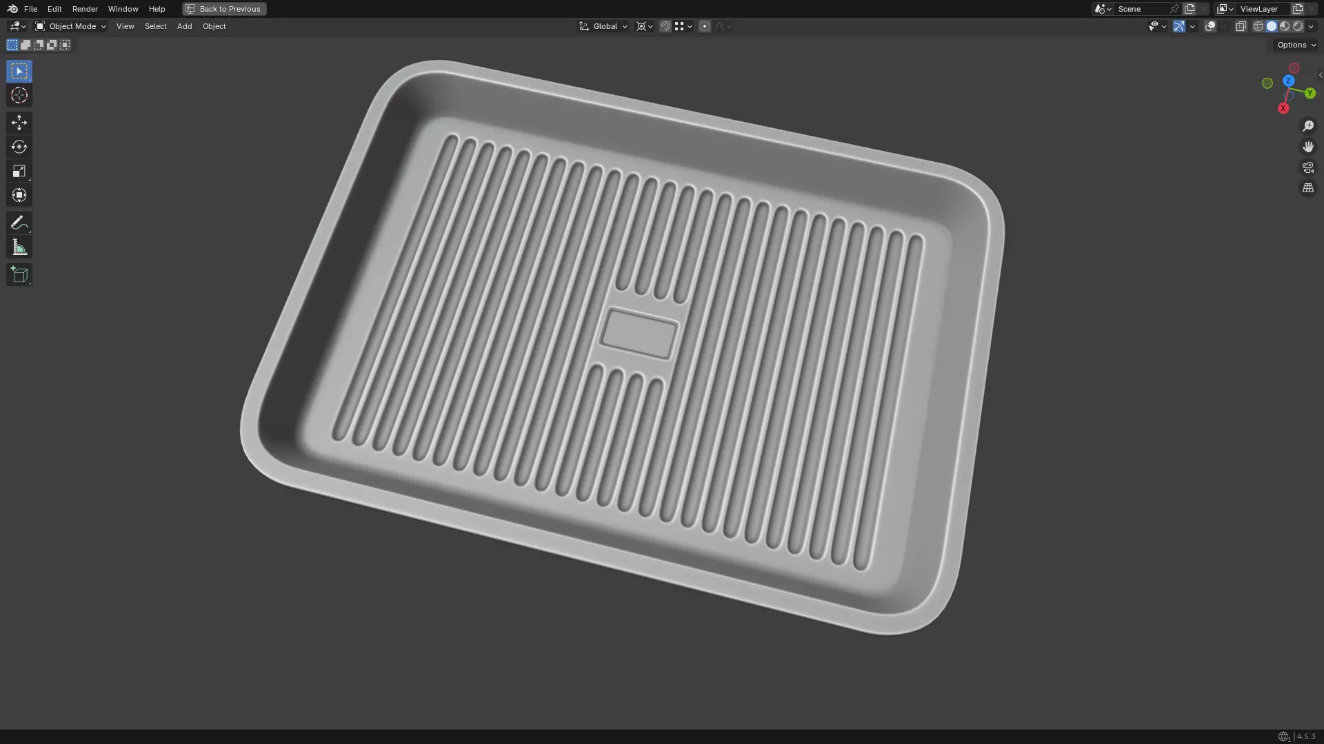 Baking Tray 3D print model_26