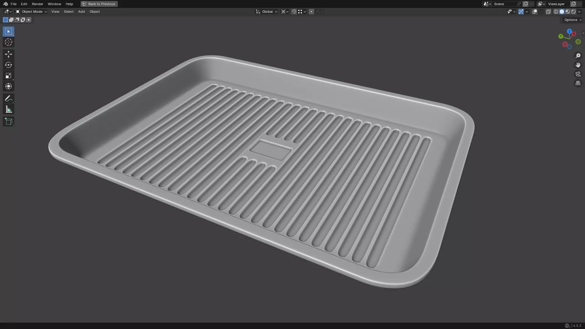 Baking Tray 3D print model_27