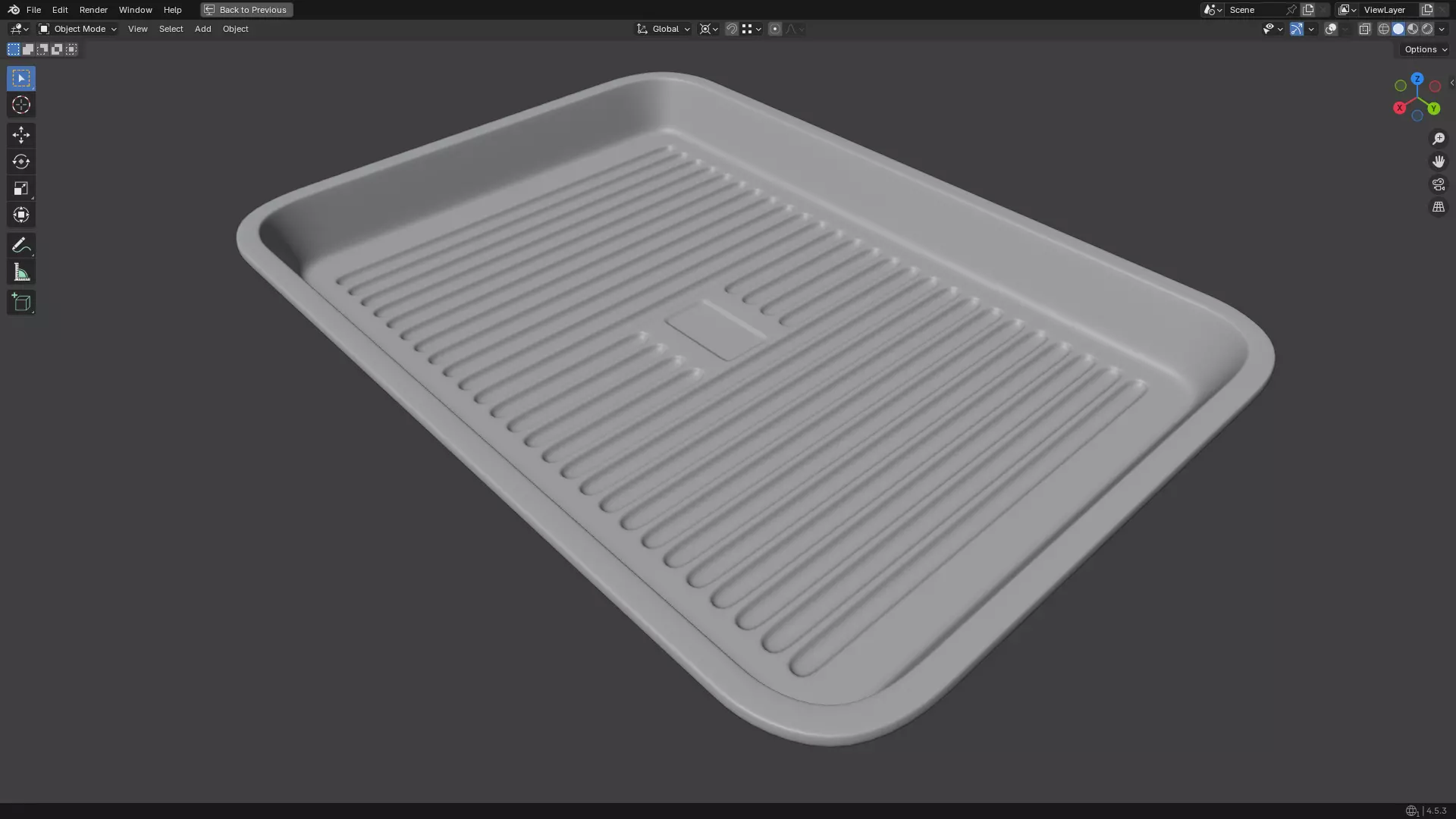 Baking Tray 3D print model_13