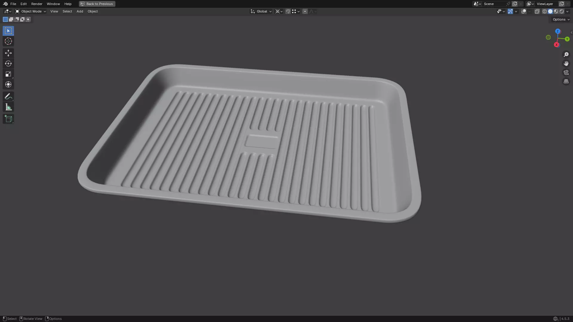 Baking Tray 3D print model_7