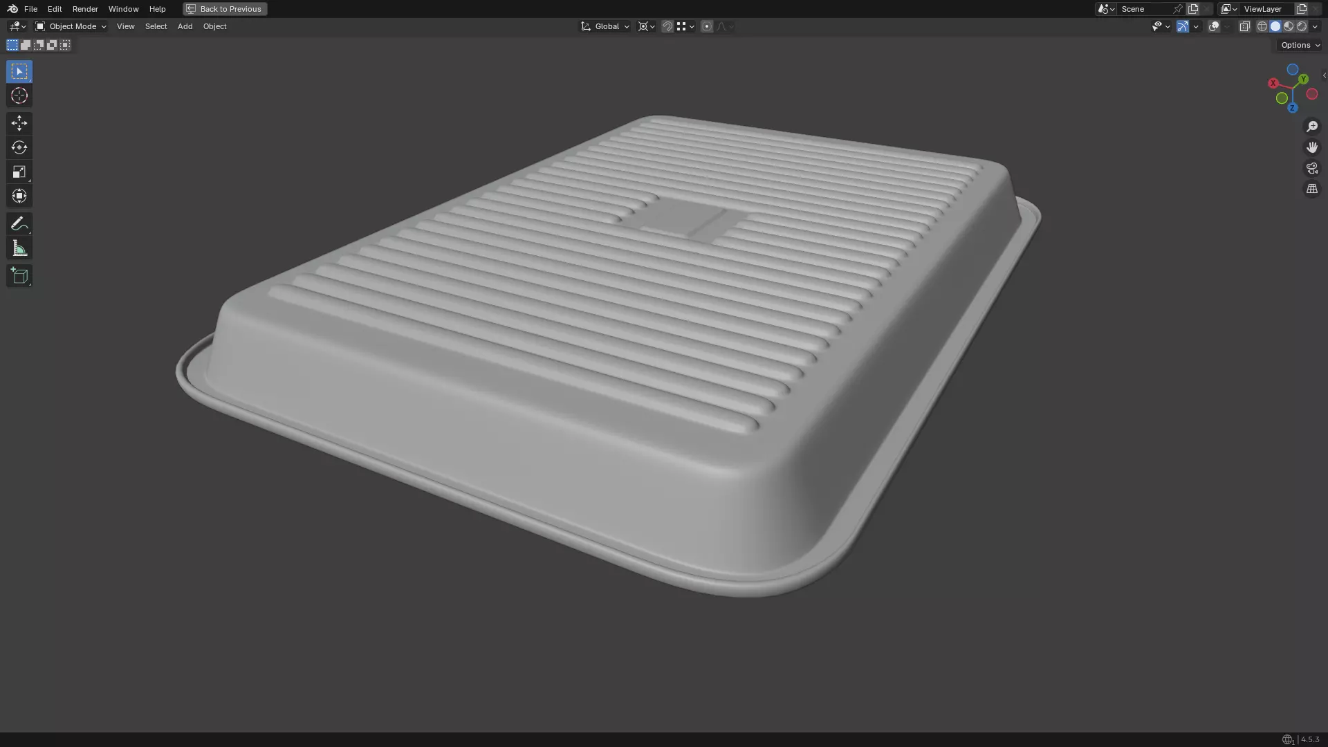 Baking Tray 3D print model_9