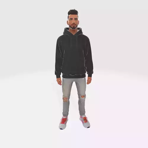 Character in Casual Outfit 9