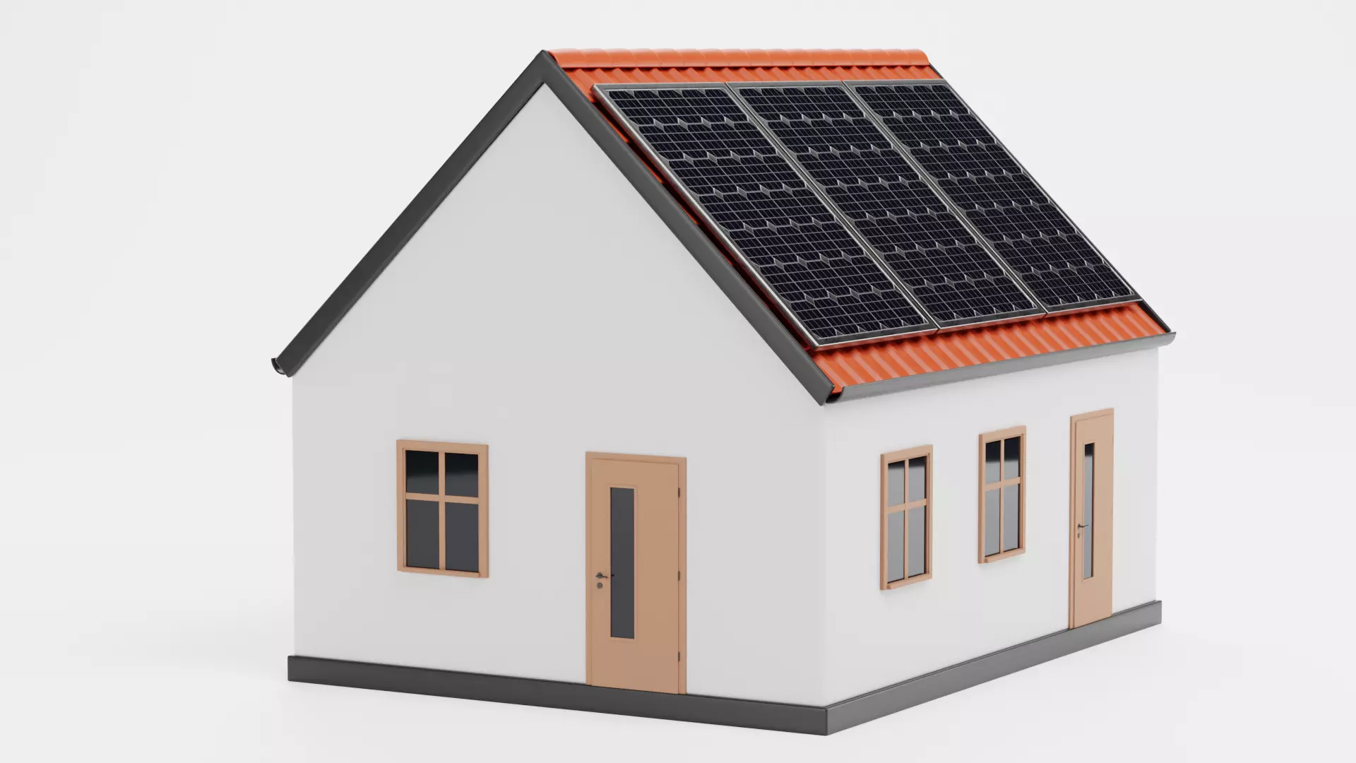 -Solar House V1- 3D model_2