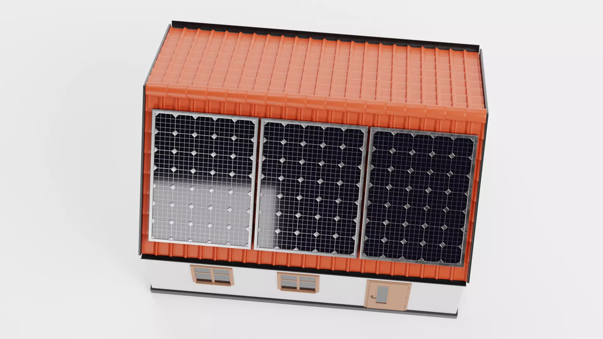 -Solar House V1- 3D model_6