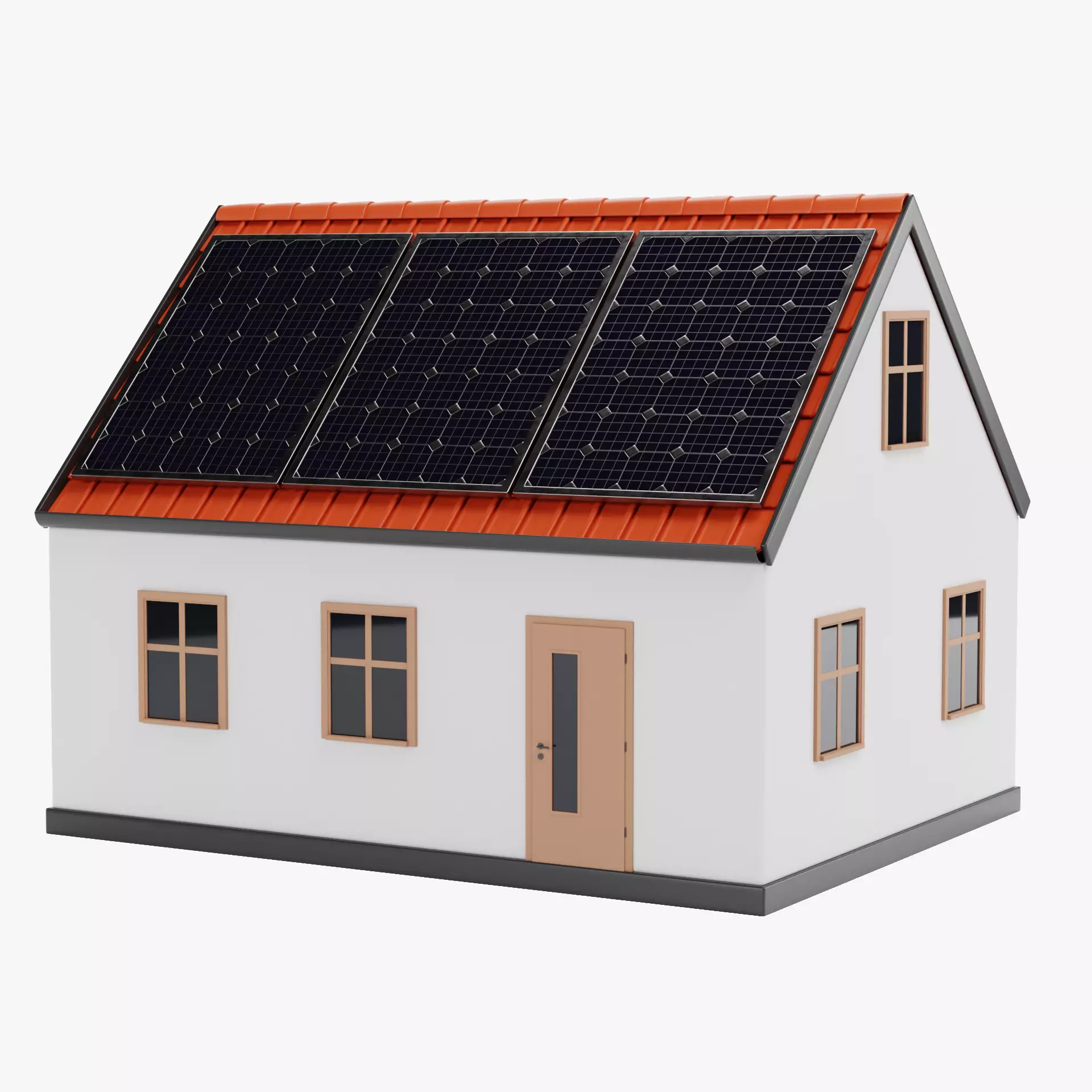 -Solar House V1- 3D model_13